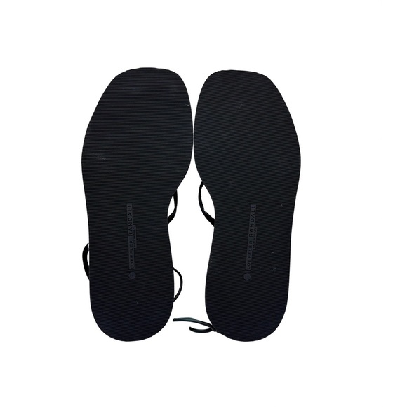 NWOB LOEFFLER RANDALL Beau Black Flatform Strappy Leather Sandals Size 7.5 - Picture 3 of 5